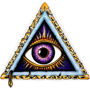 All Seeing Eye Tattoo Design Png Eyu52 PNG Image