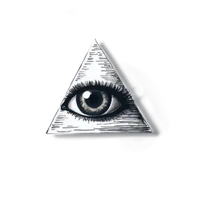 All Seeing Eye Vintage Sketch Png Ebp PNG Image