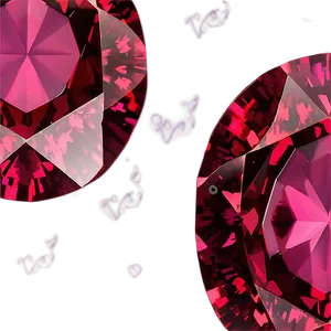 Alluring Rhodolite Gem Png Rip PNG Image