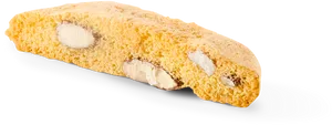 Almond Biscotti Isolated PNG Image