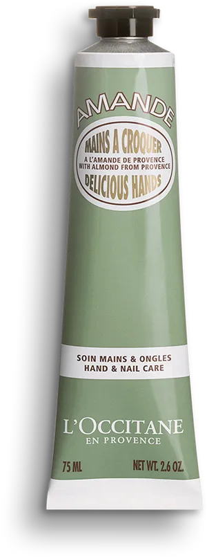 Almond Hand Cream Tube75ml PNG Image