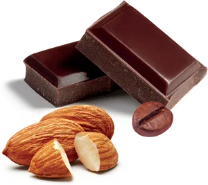 Almondand Coffee Flavored Chocolate PNG Image