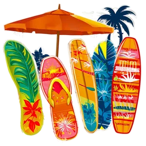 Aloha Beach Party Clipart Png Gil PNG Image