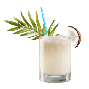 Aloha Coconut Cocktail Png Ocl57 PNG Image