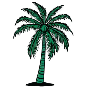 Aloha Palm Tree Silhouette Png Xbo PNG Image