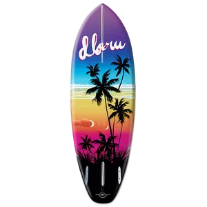 Aloha Surfboard Design Png 06272024 PNG Image