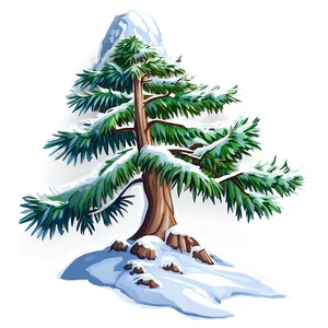 Alpine Snow Tree Png Rkv PNG Image