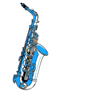 Alto Saxophone Outline Png 62 PNG Image