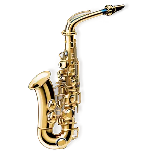 Alto Saxophone Outline Png Fyb69 PNG Image