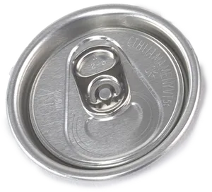 Aluminum Can Top View PNG Image