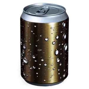 Aluminum Can With Drops Png 06252024 PNG Image