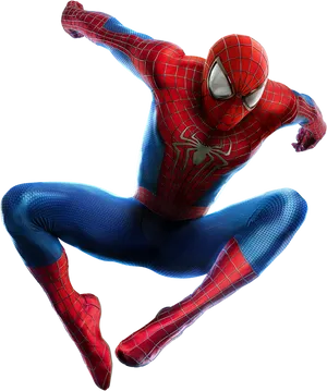 Amazing Spidermanin Action.png PNG Image