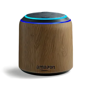 Amazon Echo Vintage Oak Finish Png 06282024 PNG Image