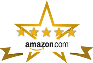 Amazon Five Star Rating Logo PNG Image