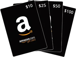 Amazon Gift Cards Denominations PNG Image