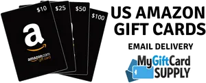 Amazon Gift Cards Variety PNG Image