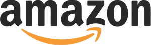 Amazon Logo Black Background PNG Image