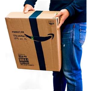 Amazon Package In Hand Png Ukw PNG Image