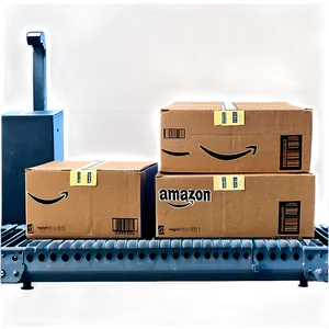 Amazon Package On Conveyor Png Fdc73 PNG Image