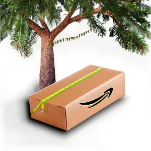 Amazon Package Under Tree Png 06292024 PNG Image