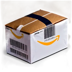 Amazon Package With Barcode Png 06292024 PNG Image