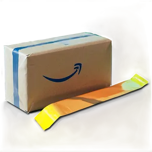 Amazon Package With Tape Png 06292024 PNG Image