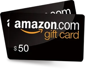 Amazon50 Dollar Gift Card PNG Image