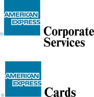 American Express Corporate Servicesand Cards PNG Image