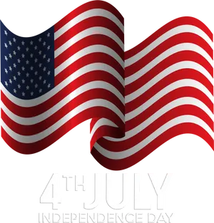 American Flag Independence Day Celebration PNG Image