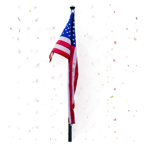 American Flag On Pole With Sunburst Background Png Oah PNG Image