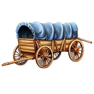 American Pioneer Covered Wagon Png 21 PNG Image