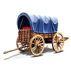 American Pioneer Covered Wagon Png Crx PNG Image