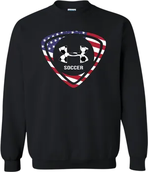 American Soccer Shield Sweatshirt PNG Image