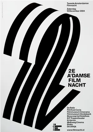 Amsterdam Film Night Poster2004 PNG Image