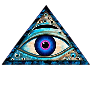 Ancient All Seeing Eye Artwork Png Aqu92 PNG Image