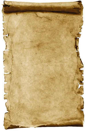 Ancient Scroll Paper Texture PNG Image