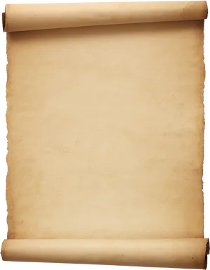 Ancient Scroll Paper Texture PNG Image