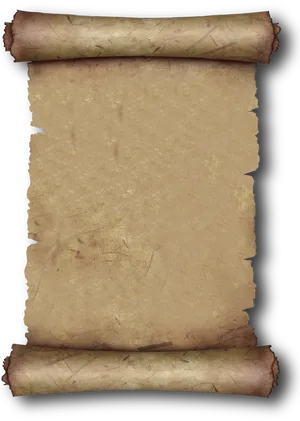 Ancient Scroll Paper Texture PNG Image