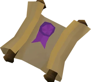 Ancient Scrollwith Seal PNG Image