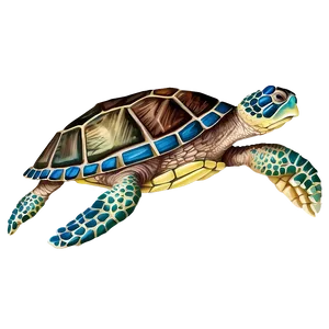 Ancient Sea Turtle Design Png Bco32 PNG Image