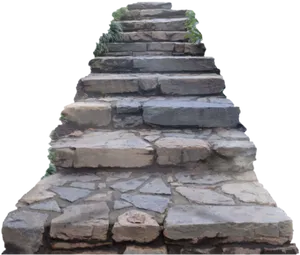 Ancient Stone Staircase PNG Image