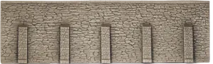 Ancient Stone Wall Architecture PNG Image