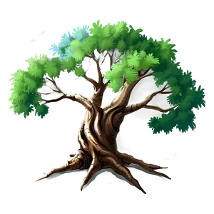 Ancient Tree Drawing Png Oqw92 PNG Image