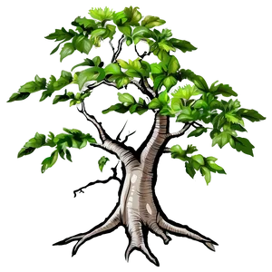 Ancient Tree Drawing Png Wst PNG Image