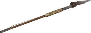 Ancient War Spear PNG Image