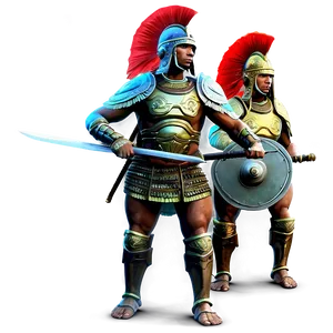 Ancient Warriors Soldiers Png Pbq PNG Image