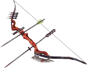 Ancient Weaponry Bowand Arrow PNG Image