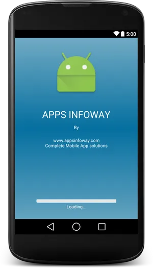 Android App Loading Screen PNG Image