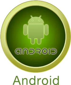 Android Logo Green Circle PNG Image