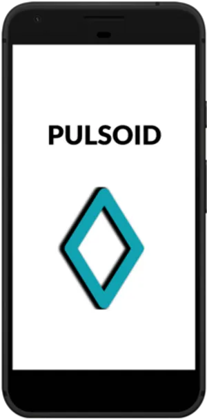 Android Phone Displaying Pulso I D Logo PNG Image